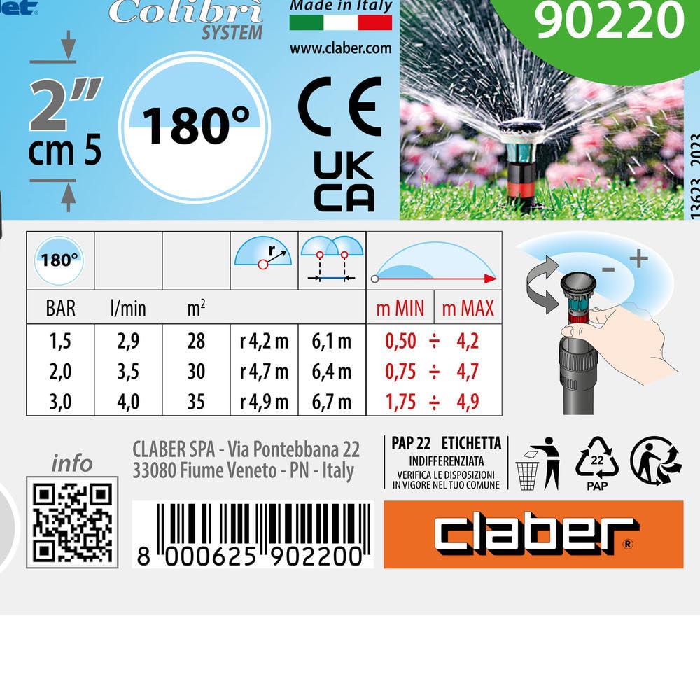 claber-kit-colibri-50m-kit-de-riego-por-goteo-y-microaspersi-n-sin-programador image 4
