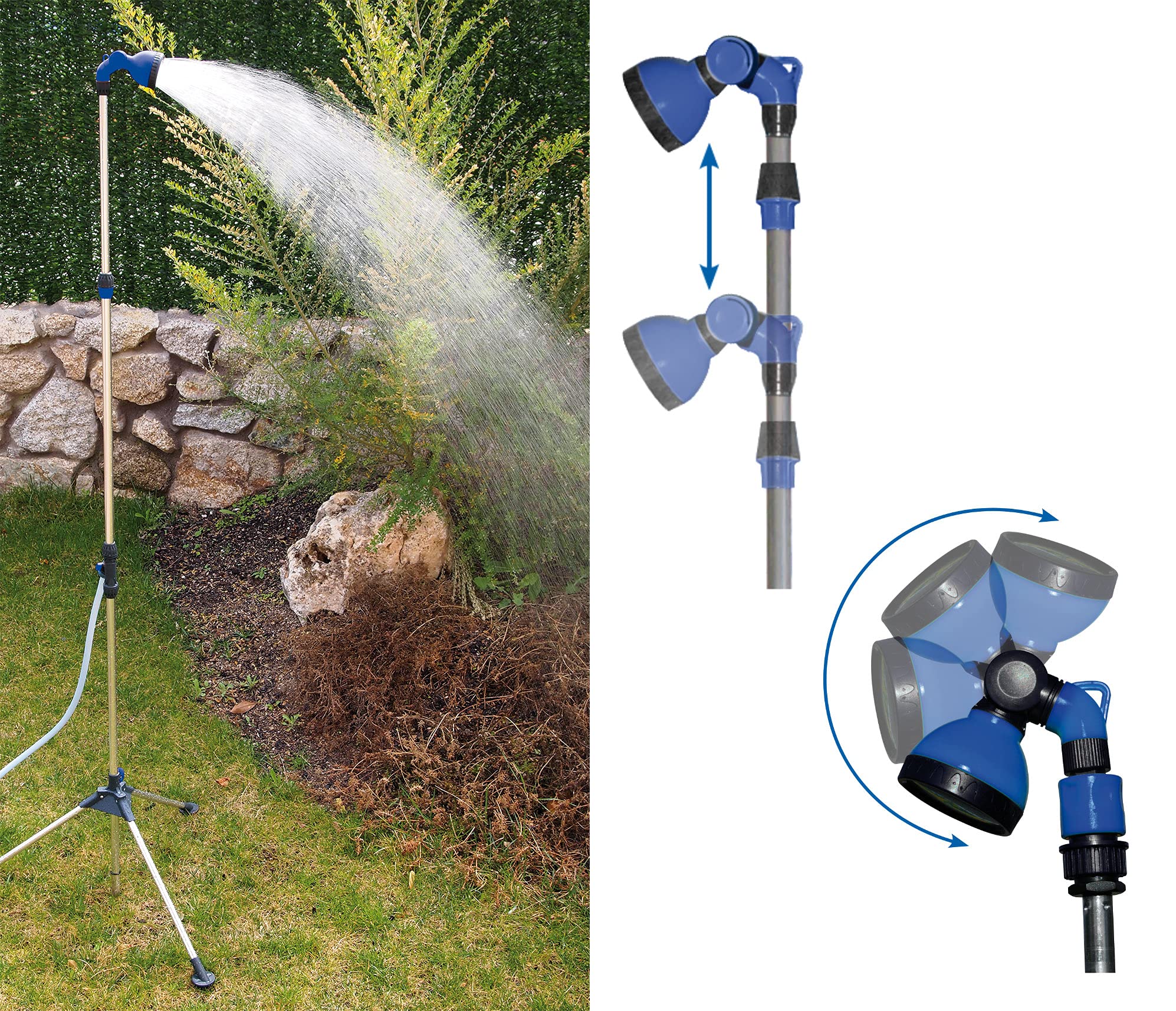 aqua-control-c2094n-ducha-de-jard-n-regulable-con-tr-pode-hasta-2-m image 2