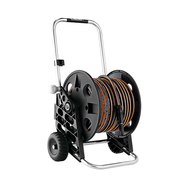 claber-kit-pronto-30-carro-portamanguera-aluminio-con-manguera-30-m-y-lanza image 1