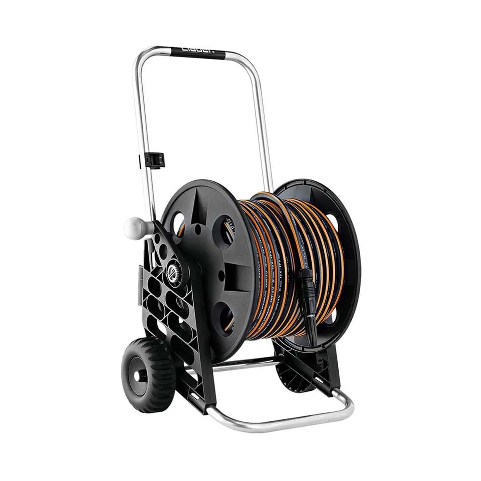 claber-kit-pronto-30-carro-portamanguera-aluminio-con-manguera-30-m-y-lanza image 1