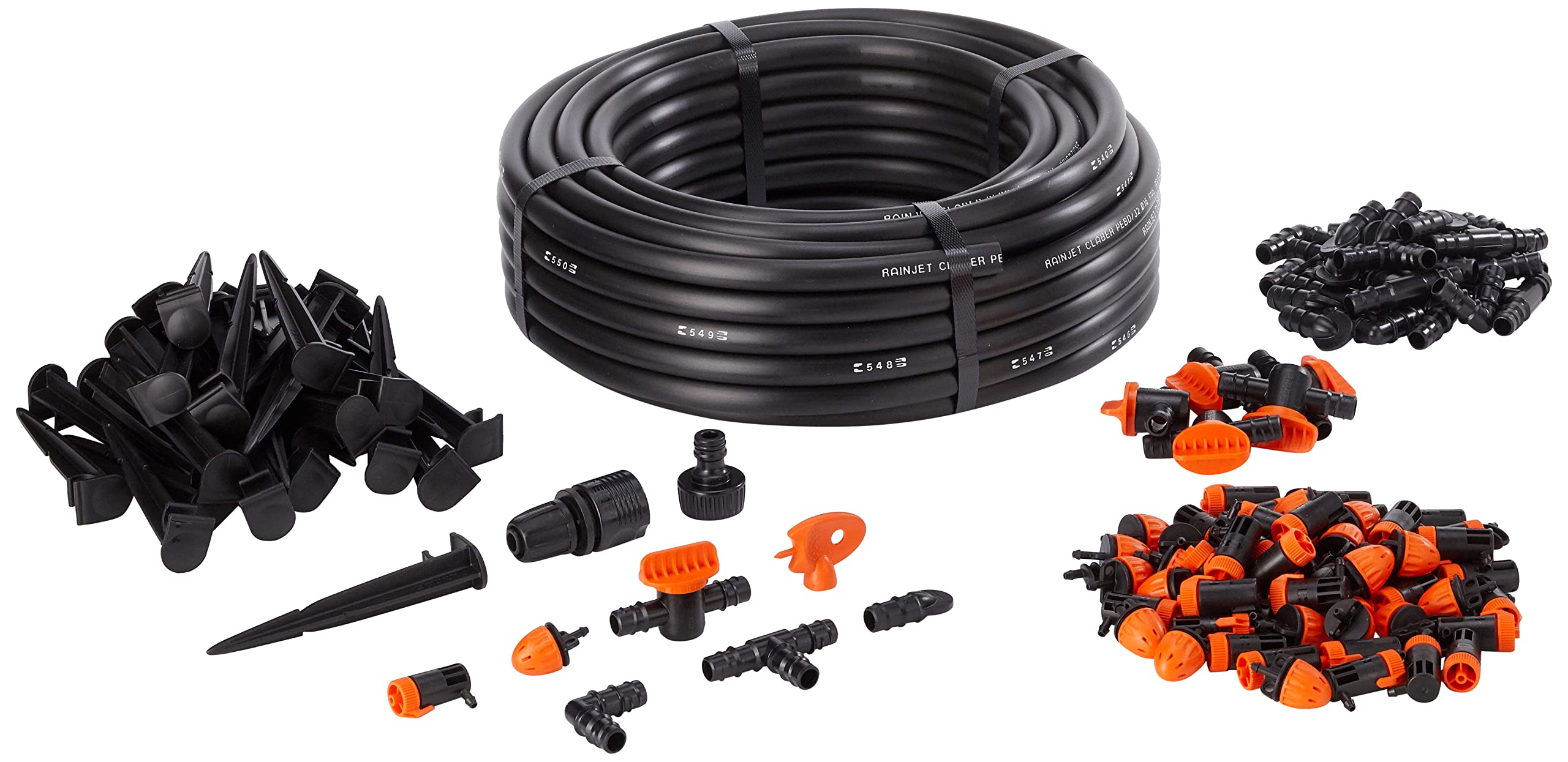 claber-kit-huerto-sistema-riego-por-goteo-diy-hasta-60-plantas-25-m image 2