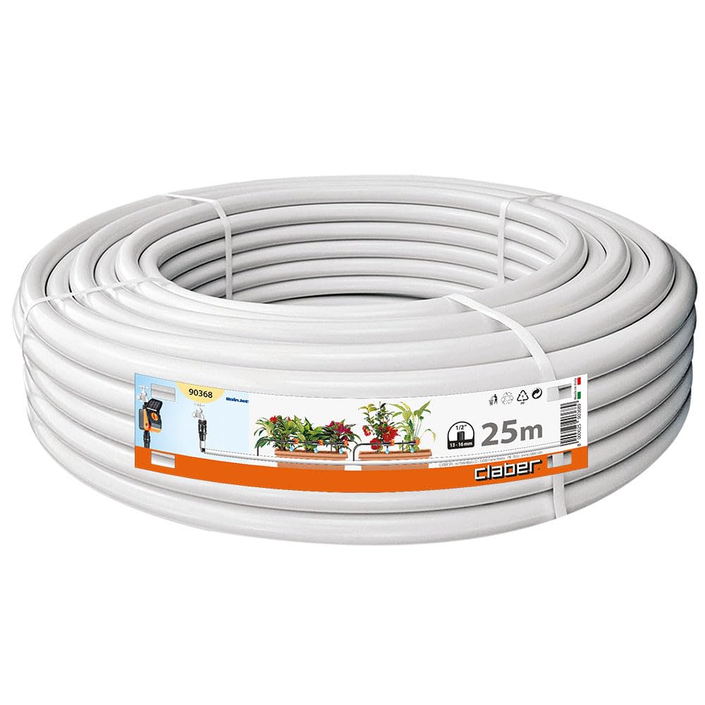 claber-tubo-principal-25-m-white-pe-flexible-1-2-13-16-mm image 2