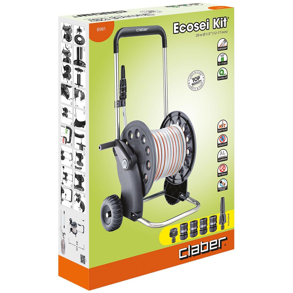 claber-ecosei-kit-carro-portamanguera-manual-con-20-m-y-lanza image 3