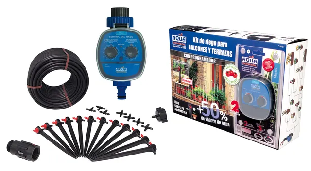 aqua-control-kit-c4061-kit-riego-por-goteo-balcones-con-programador-c4099n-12-go image 1