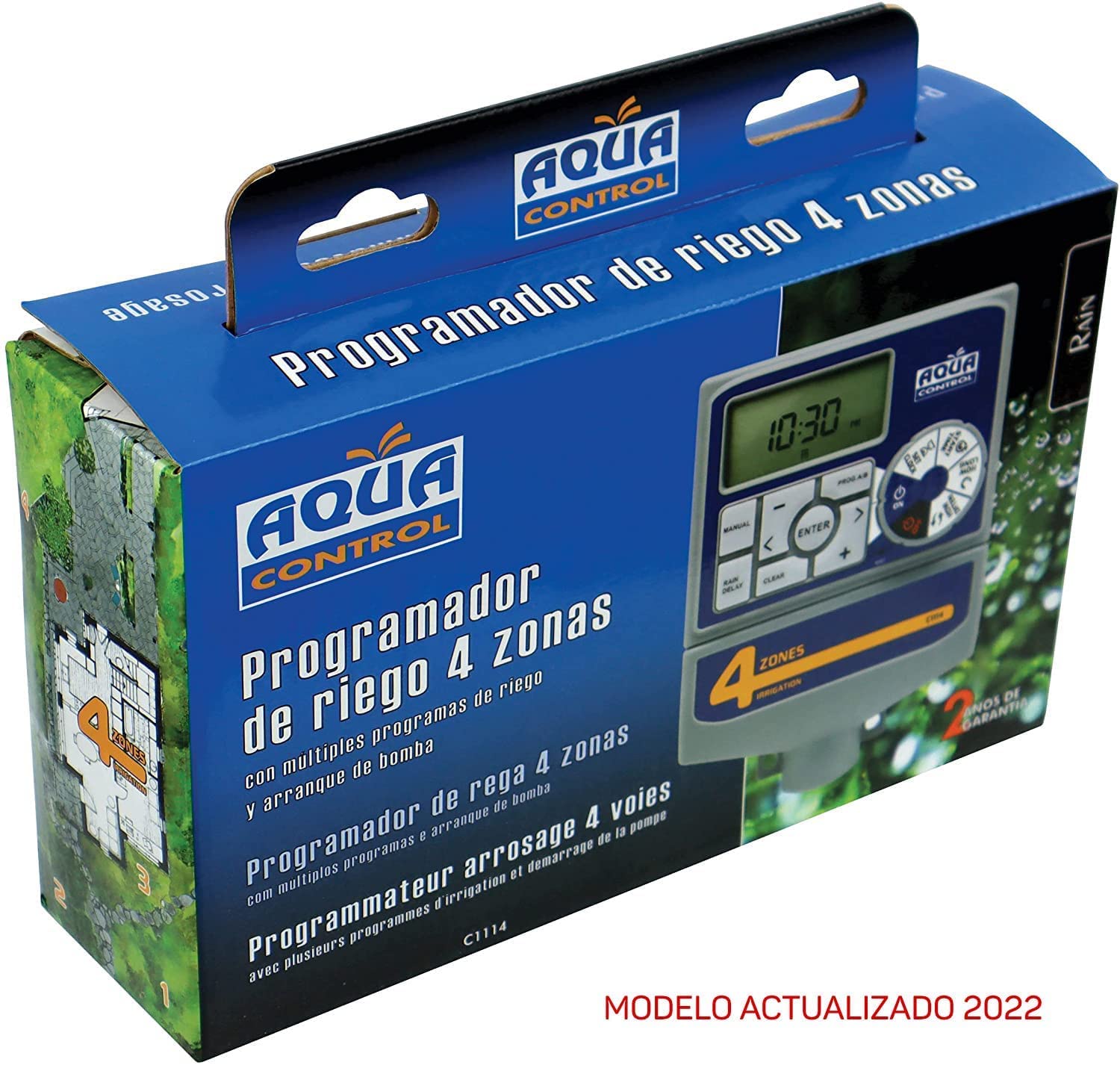 aqua-control-c1114-programador-de-riego-autom-tico-220v-para-4-zonas-con-lcd image 2