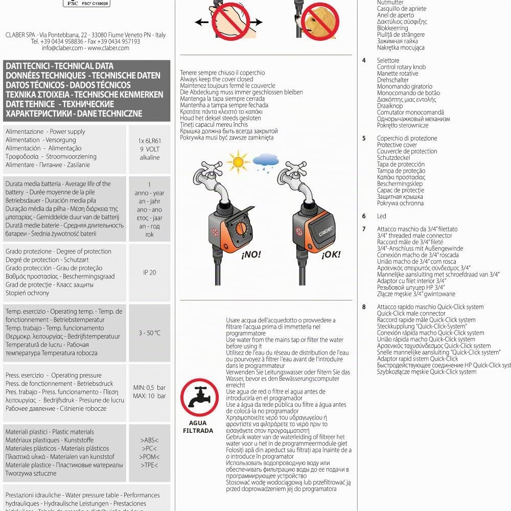 claber-aquauno-logica-plus-programador-de-riego image 6