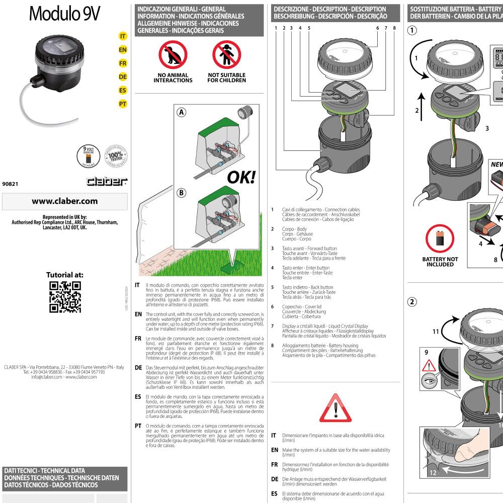 claber-super-ego-unidad-de-control-electrov-lvulas-9v image 4