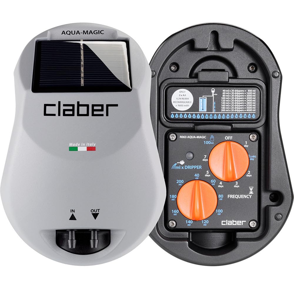 claber-8063-aqua-magic-system-kit-riego-por-goteo-con-panel-solar image 2