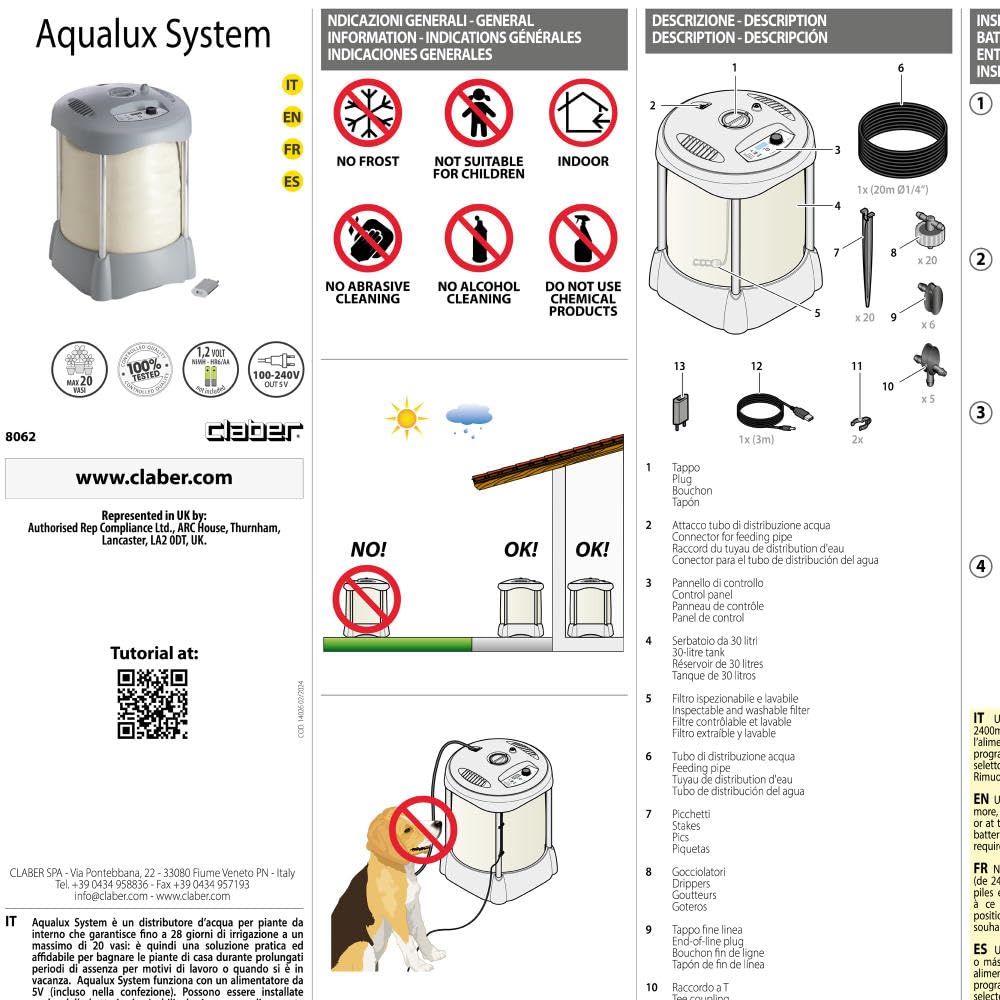 claber-8062-aqualux-system-riego-autom-tico-20-macetas-30l image 5