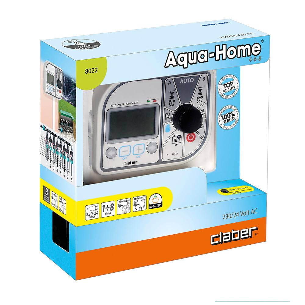 claber-8022-aqua-home-programador-de-riego-4-6-8 image 2