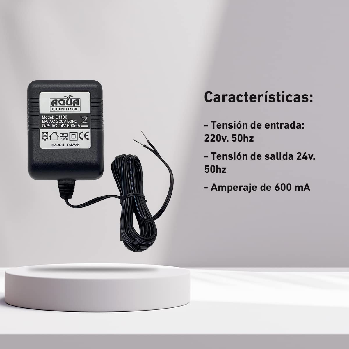 aqua-control-c1100-transformador-220v-a-24v-para-programadores-de-riego-con-cabl image 3