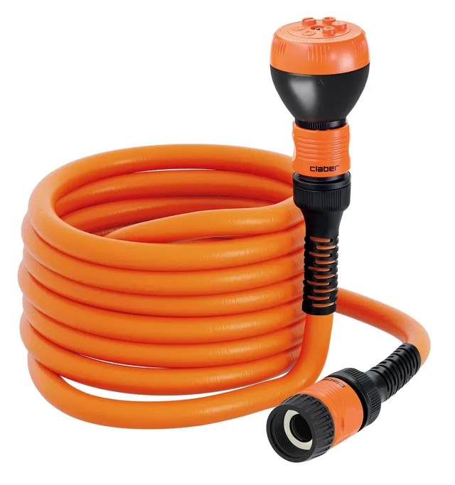 claber-twiddy-25-m-manguera-extensible-ultraligera-con-lanza-5-chorros image 1