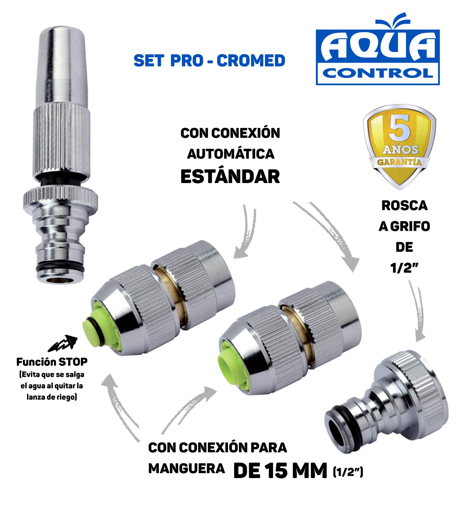 aqua-control-pro-chromed-set-lat-n-cromado-manguera-15-mm-lanza image 2