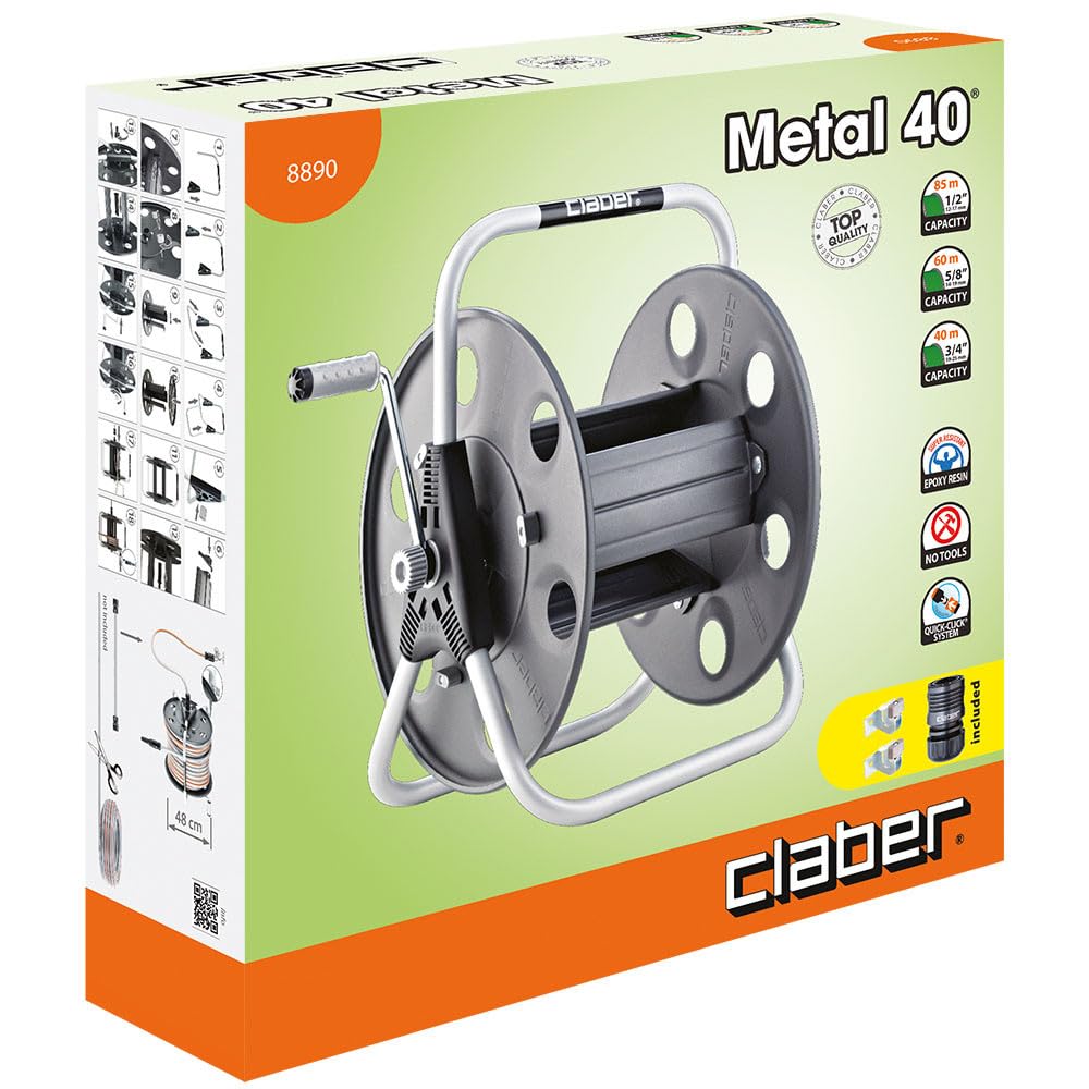 claber-metal-40-enrollador-mural-met-lico-para-manguera-de-jard-n image 3