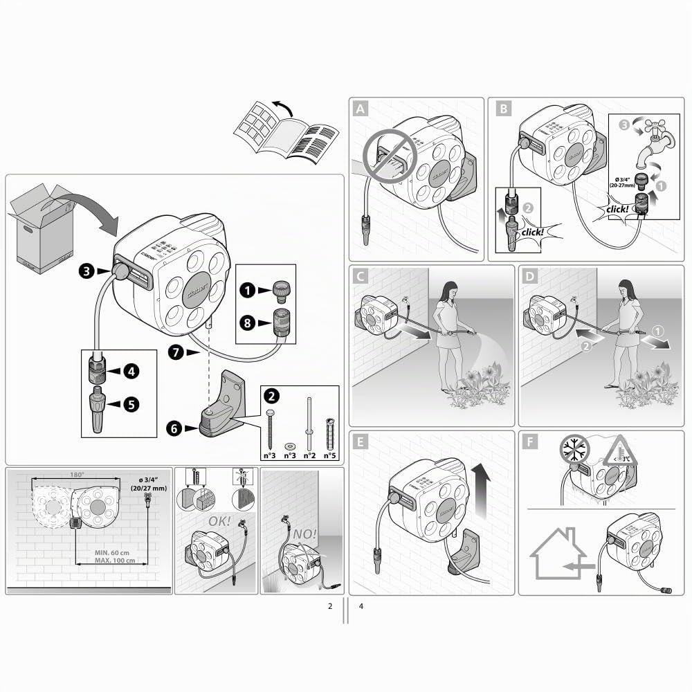 claber-rotoroll-evolution-10-m-portamanguera-mural-autom-tico-slow-rewind image 4