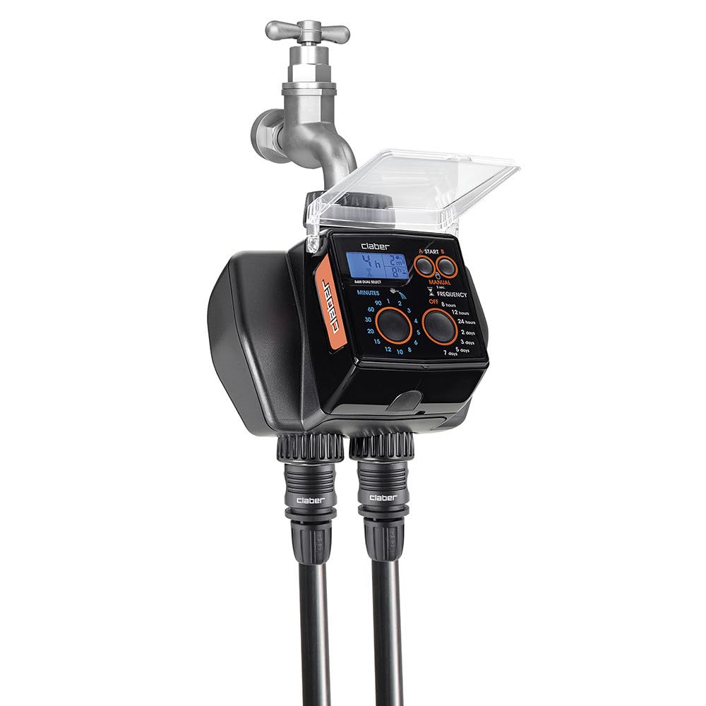 claber-dual-select-programador-autom-tico-de-riego-de-2-botones image 2