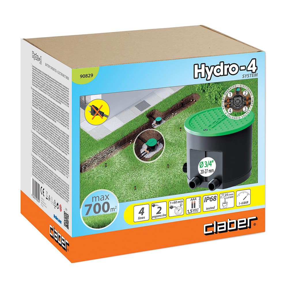 claber-hydro-4-90823-arqueta-premontada-con-programador-integrado-para-4-zonas image 3