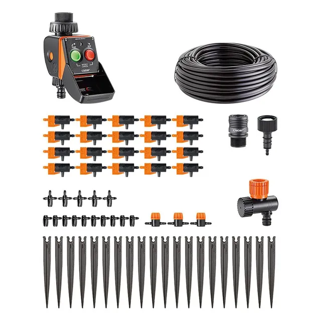 claber-timer-kit-20-pratico-kit-de-riego-por-goteo-autom-tico-hasta-20-plantas image 1