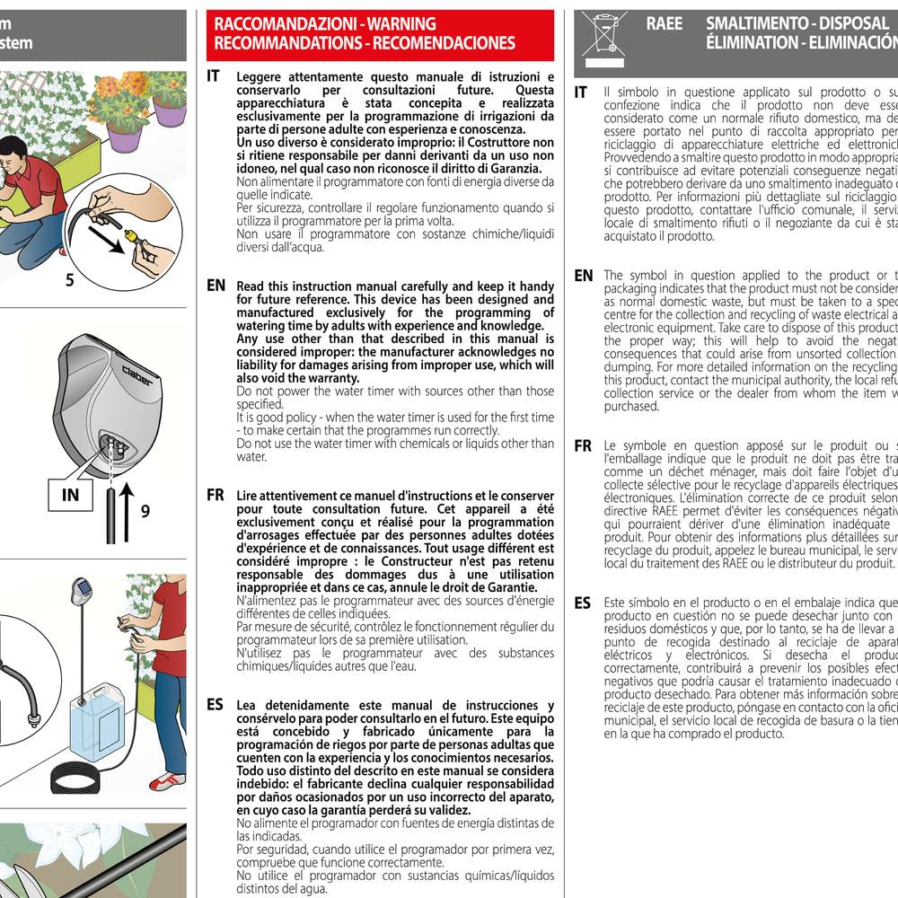 claber-8063-aqua-magic-system-kit-riego-por-goteo-con-panel-solar image 8