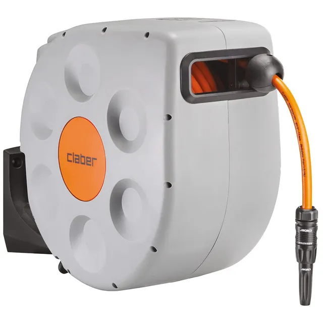 claber-rotoroll-evolution-30-m-enrollador-autom-tico-mural-con-slow-rewind image 1