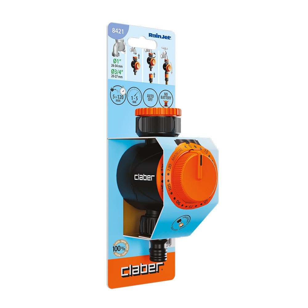 claber-8421-temporizador-de-riego-mec-nico-para-grifo-5-120-min image 2